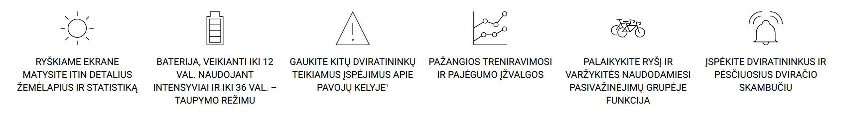 Dviračio kompiuteris Garmin Edge® 850 | Versija su jutikliniu ekranu (010-03023-01) aprašymas - Prekės nuotrauka