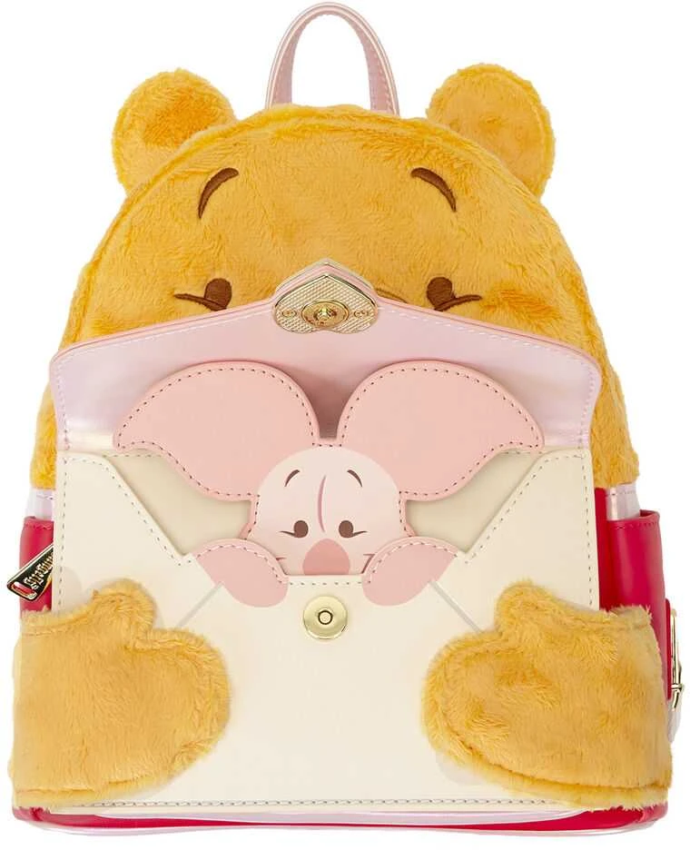Loungefly Disney „Winnie the Pooh & Piglet Love Letter“ mini kuprinė su Mikė Pūkuotuku aprašymas - Prekės nuotrauka