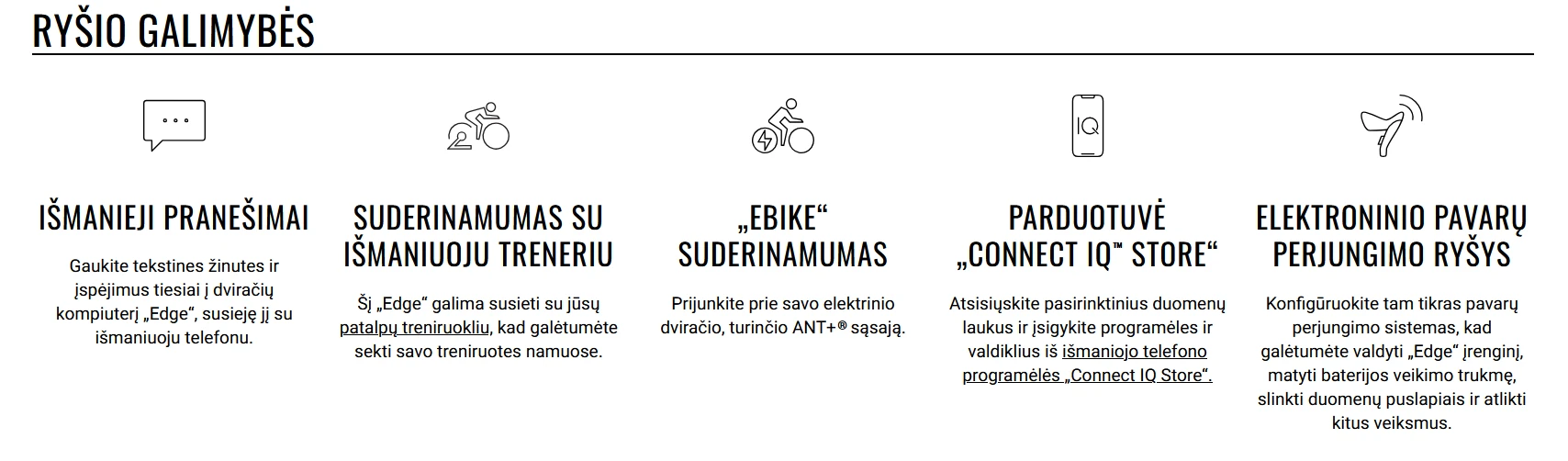 Dviračio kompiuteris Garmin Edge® 850 | Versija su jutikliniu ekranu (010-03023-01) aprašymas - Prekės nuotrauka