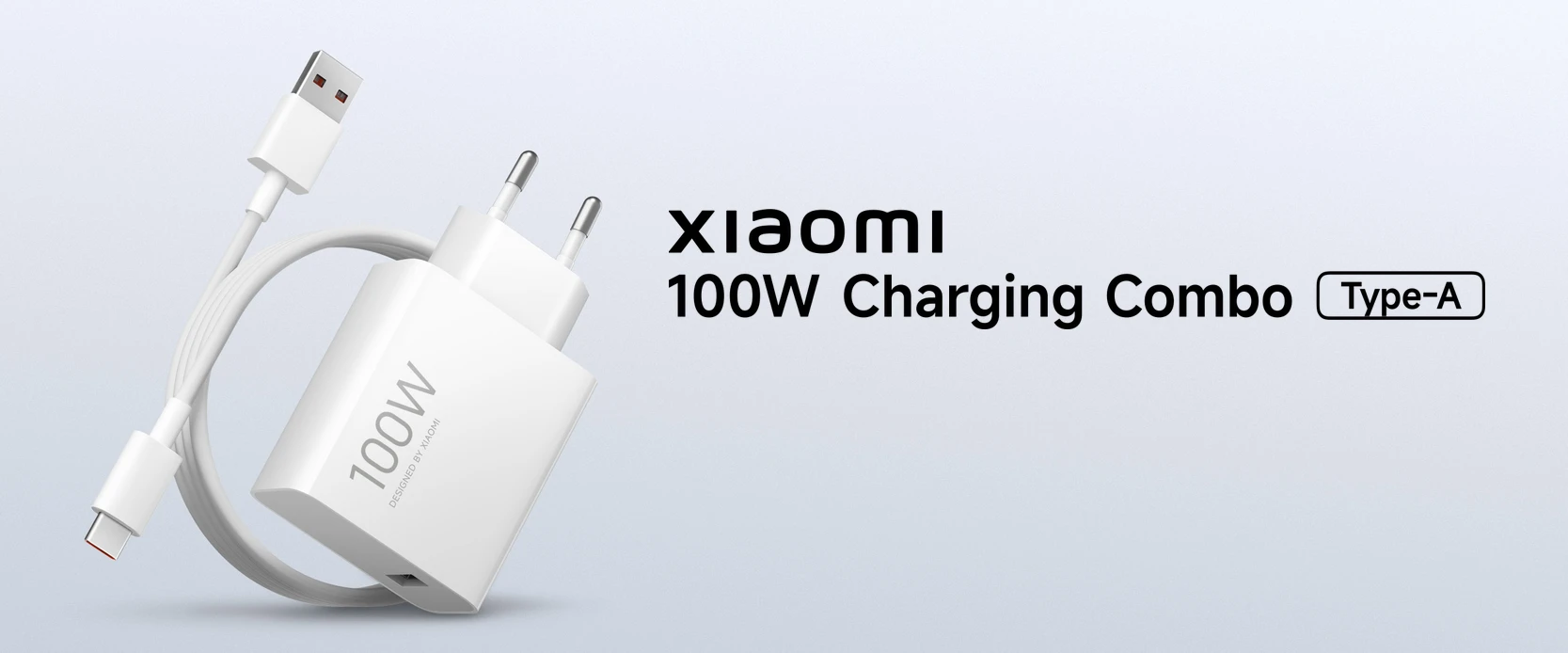 Įkroviklis Xiaomi 100W Charging Combo (Type A), GaN aprašymas - Prekės nuotrauka