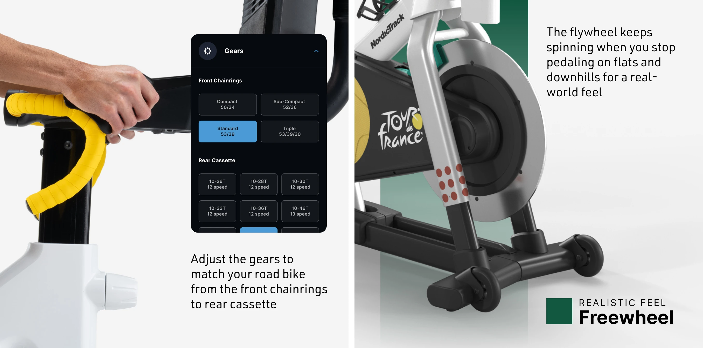 Dviratis treniruoklis NordicTrack TDF Limited Edition aprašymas - Prekės nuotrauka