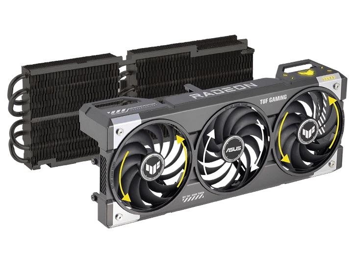 Vaizdo plokštė ASUS TUF Gaming Radeon™ RX 9070 XT 16GB GDDR6 OC Edition aprašymas - Prekės nuotrauka