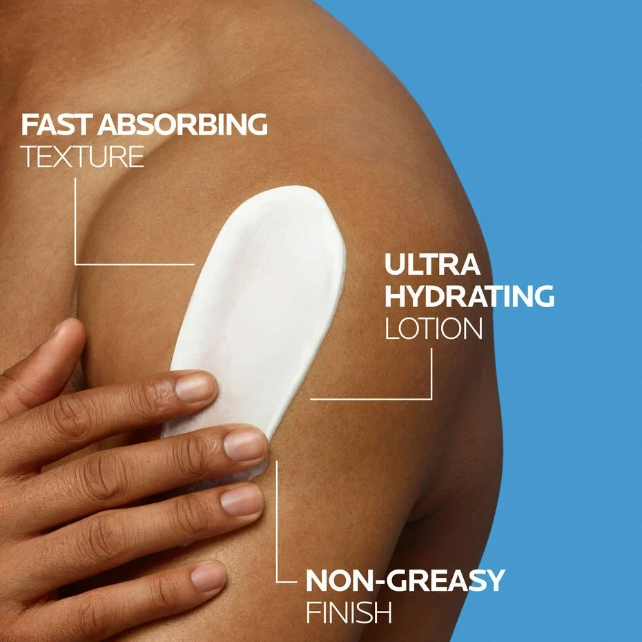 La Roche-Posay Lipikar Lait Urea 10% Drėkinamasis kūno losjonas, 400 ml aprašymas - Prekės nuotrauka