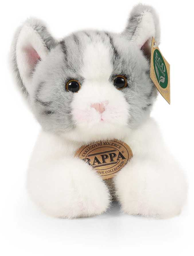 Rappa Eco-Friendly Pliušinis žaislas - pilkas katinas, 20 cm aprašymas - Prekės nuotrauka