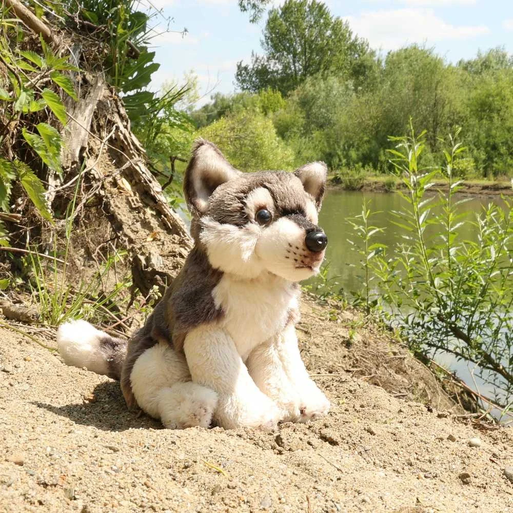 Rappa Eco-Friendly Pliušinis žaislas - vilkas, 15 cm aprašymas - Prekės nuotrauka
