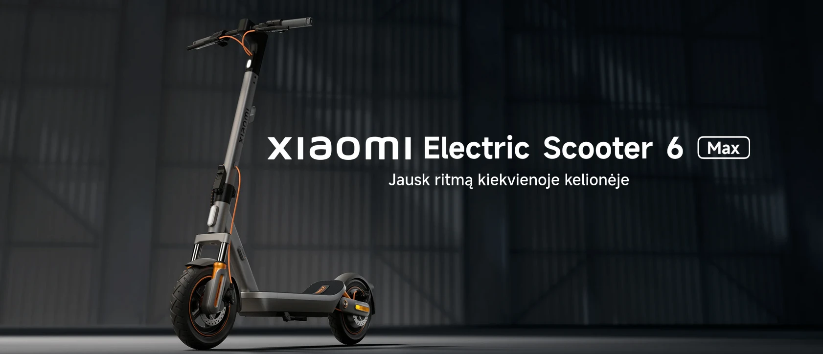 Elektrinis paspirtukas Xiaomi Electric Scooter 6 Max aprašymas - Prekės nuotrauka