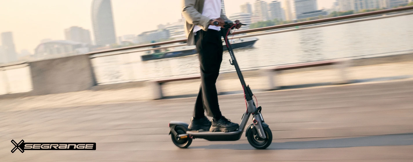 Elektrinis paspirtukas Segway eKickScooter F3 Pro E, Juodas aprašymas - Prekės nuotrauka