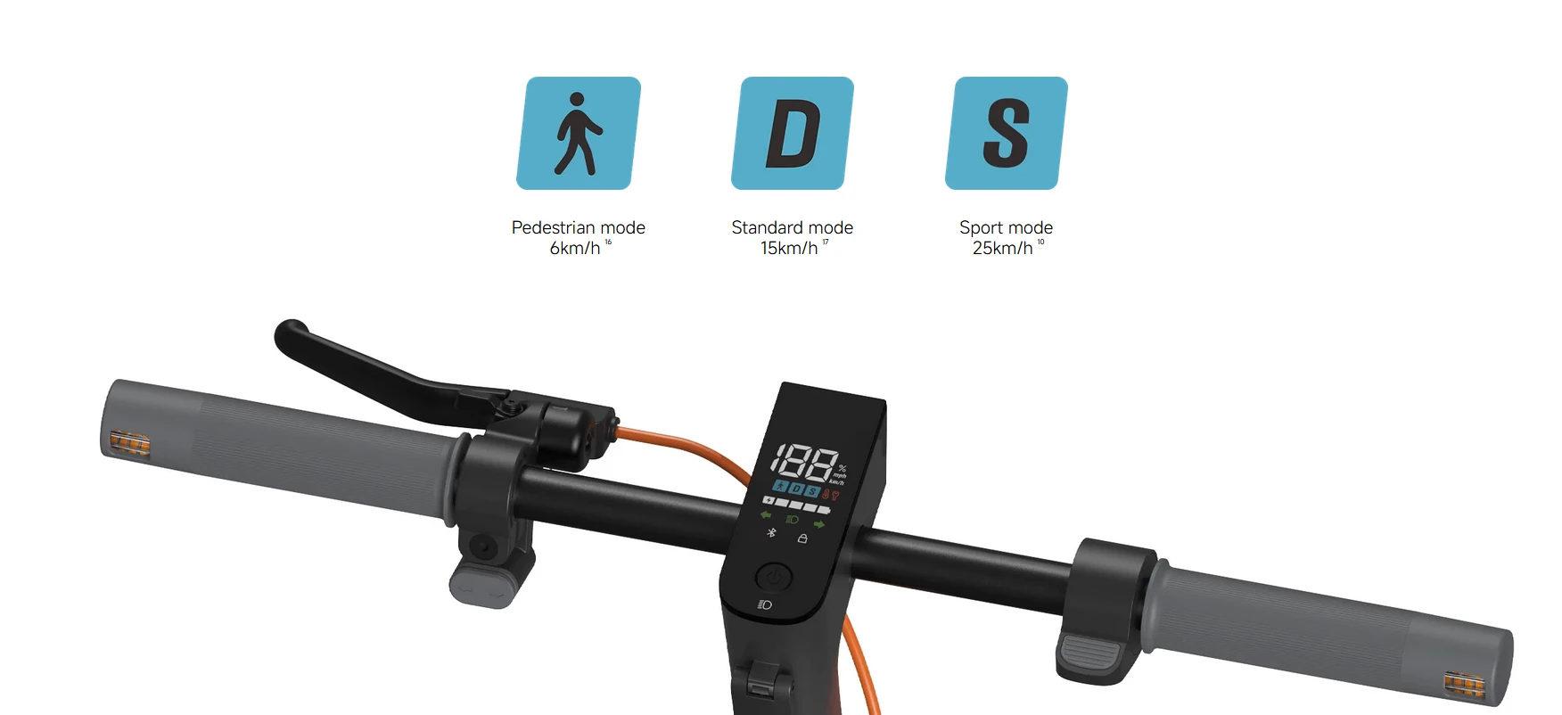 Elektrinis paspirtukas Xiaomi Electric Scooter 6, juodas aprašymas - Prekės nuotrauka