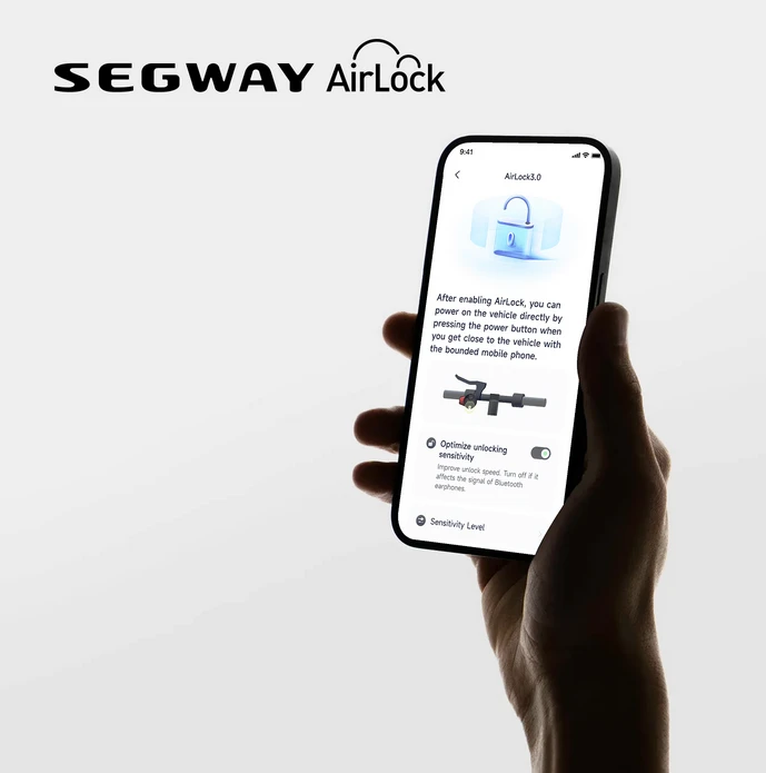 Elektrinis paspirtukas Segway eKickScooter F3 Pro E, Juodas aprašymas - Prekės nuotrauka
