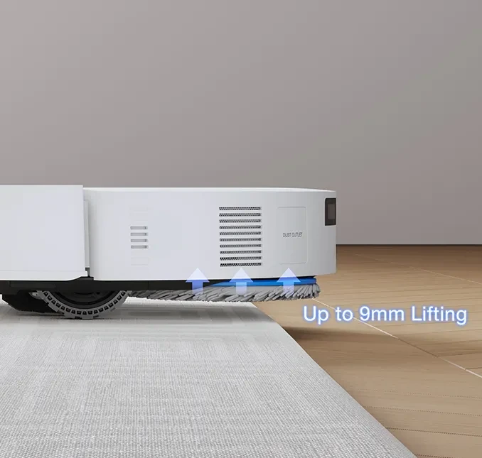 Dulkių siurblys - robotas Ecovacs Deebot T50 Pro Omni, Baltas aprašymas - Prekės nuotrauka