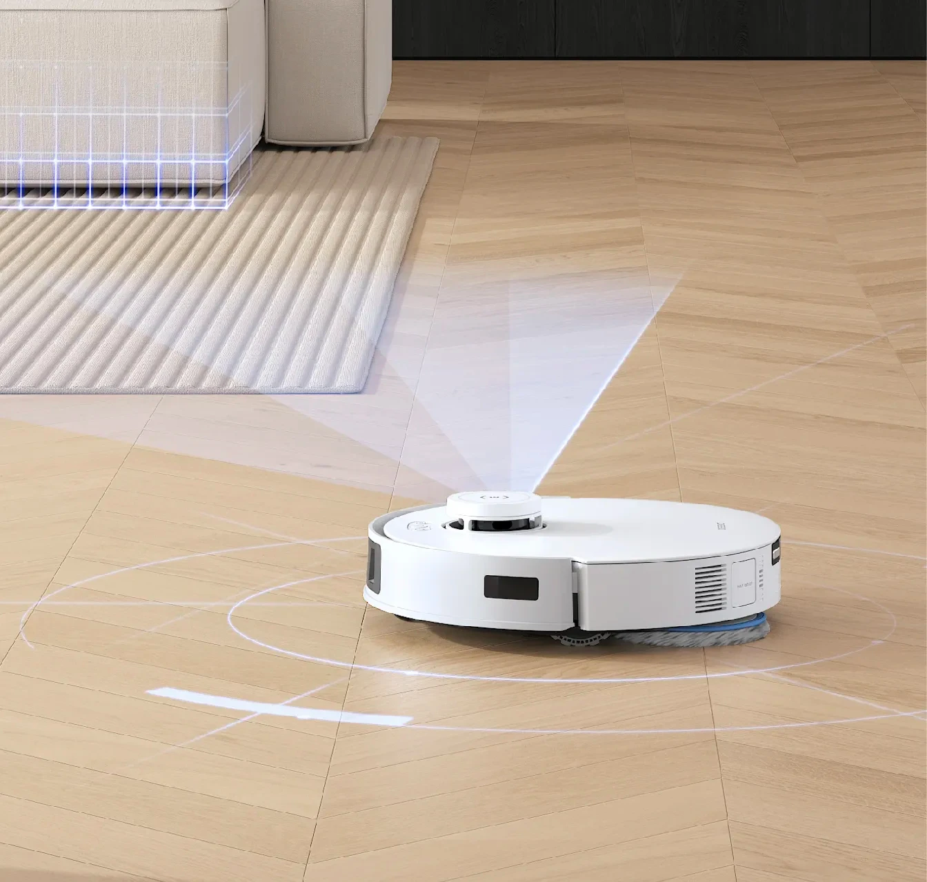 Dulkių siurblys - robotas Ecovacs Deebot T30C Pro, Baltas aprašymas - Prekės nuotrauka