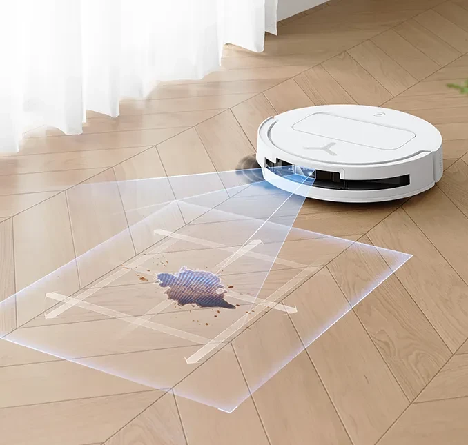 Dulkių siurblys - robotas Ecovacs Deebot T50 Pro Omni, Baltas aprašymas - Prekės nuotrauka