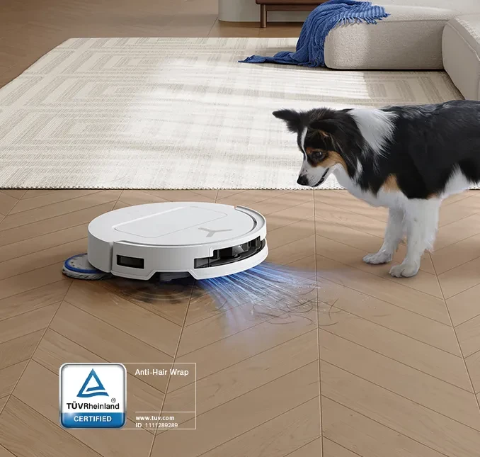 Dulkių siurblys - robotas Ecovacs Deebot T50 Pro Omni, Baltas aprašymas - Prekės nuotrauka