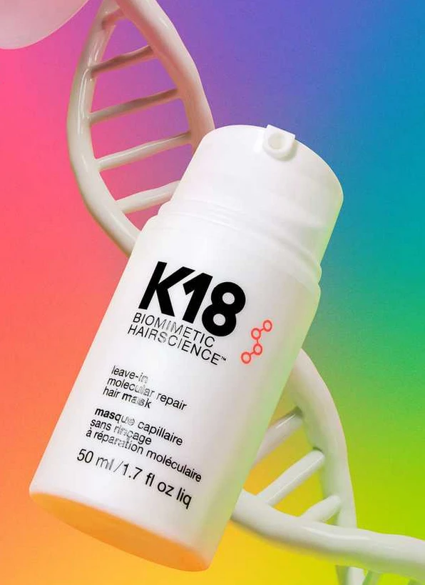 Nenuplaunama atkuriamoji plaukų kaukė K18 Leave-in Molecular Repair Hair Mask, 5x5 ml aprašymas - Prekės nuotrauka