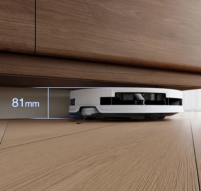 Dulkių siurblys - robotas Ecovacs Deebot T50 Pro Omni, Baltas aprašymas - Prekės nuotrauka