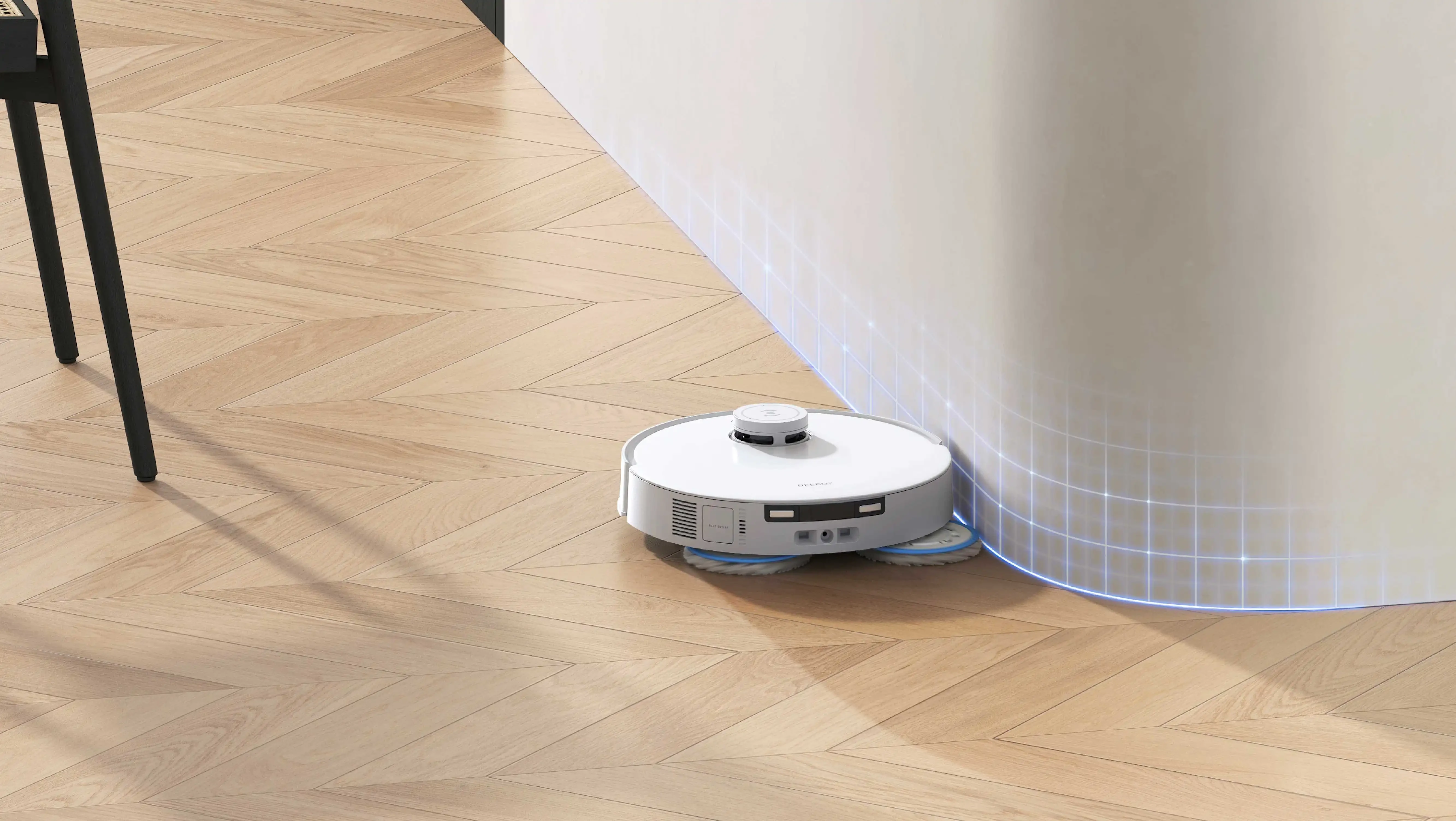Dulkių siurblys - robotas Ecovacs Deebot T30C Pro, Baltas aprašymas - Prekės nuotrauka