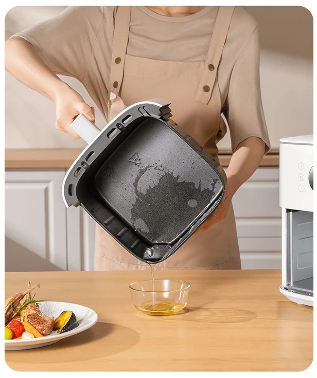Karšto oro gruzdintuvė Xiaomi Air Fryer 6.5L, baltos spalvos aprašymas - Prekės nuotrauka