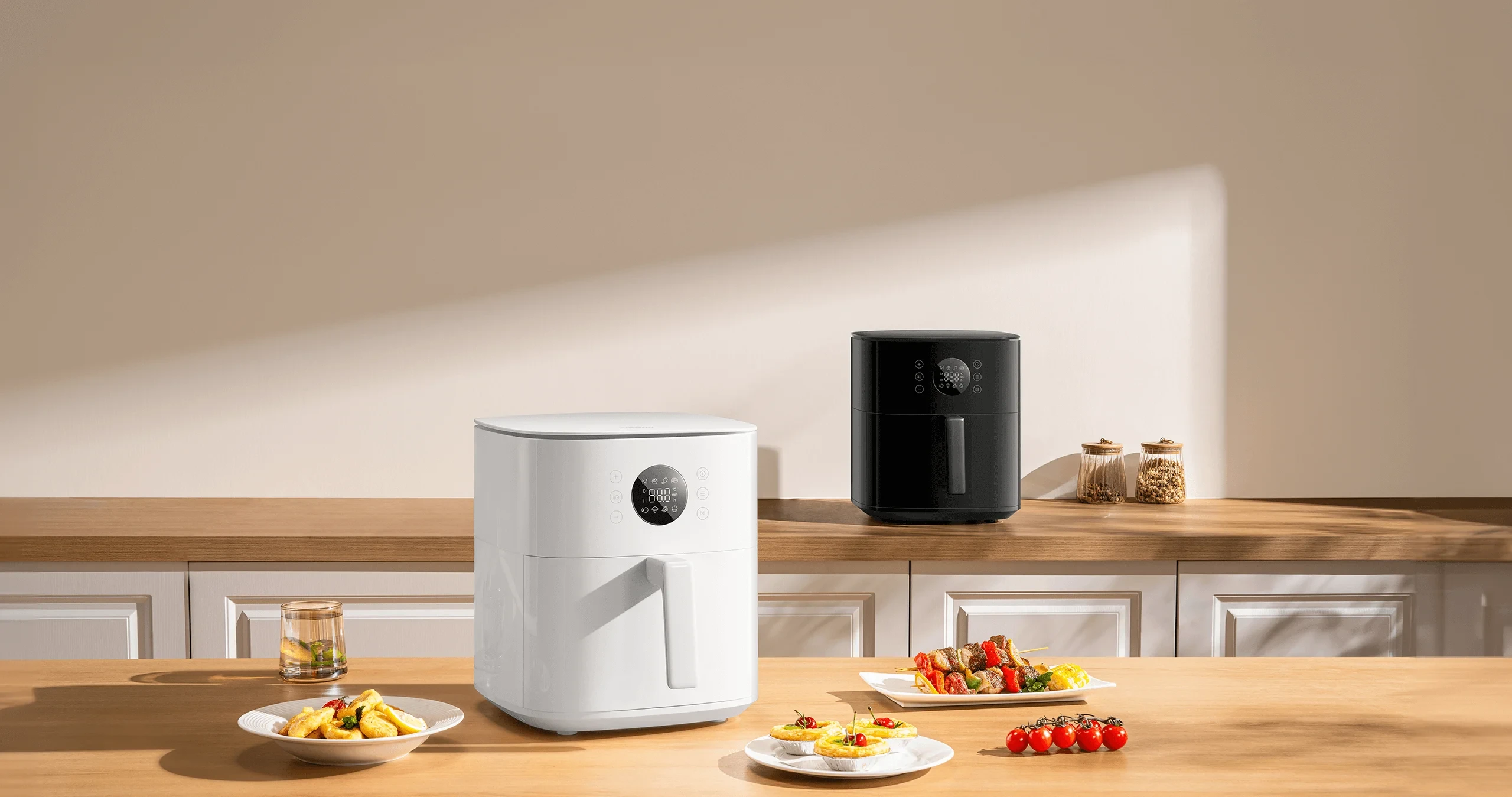 Karšto oro gruzdintuvė Xiaomi Air Fryer 6.5L, baltos spalvos aprašymas - Prekės nuotrauka