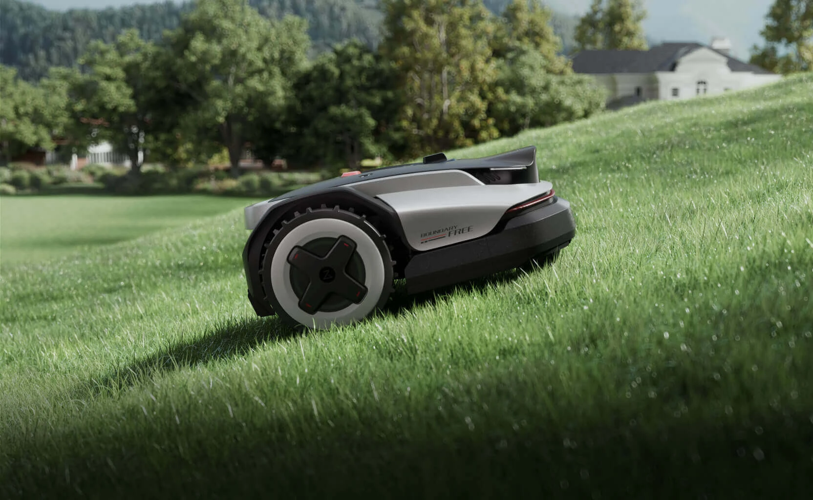 Vejos pjovimo robotas Roborock RockNeo Q105, 2WD, 500m², RTK + VSLAM aprašymas - Prekės nuotrauka