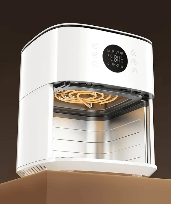 Karšto oro gruzdintuvė Xiaomi Air Fryer 6.5L, baltos spalvos aprašymas - Prekės nuotrauka
