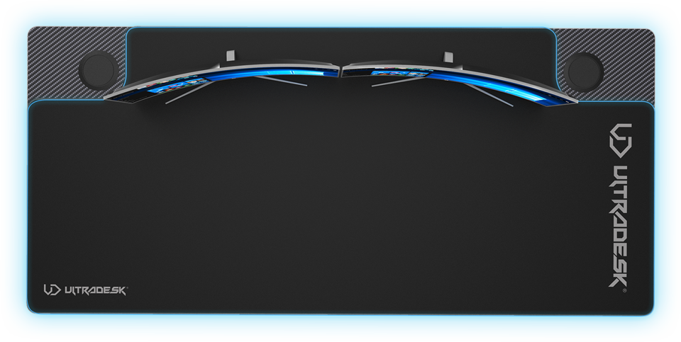 Žaidimų stalas Ultradesk Momentum Gaming Desk, Juodas aprašymas - Prekės nuotrauka